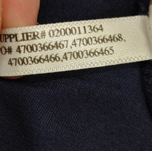 CHAPS CRISS CROSS FRONT HALTER TOP, MARINE NAVY L - Picture 10 of 11